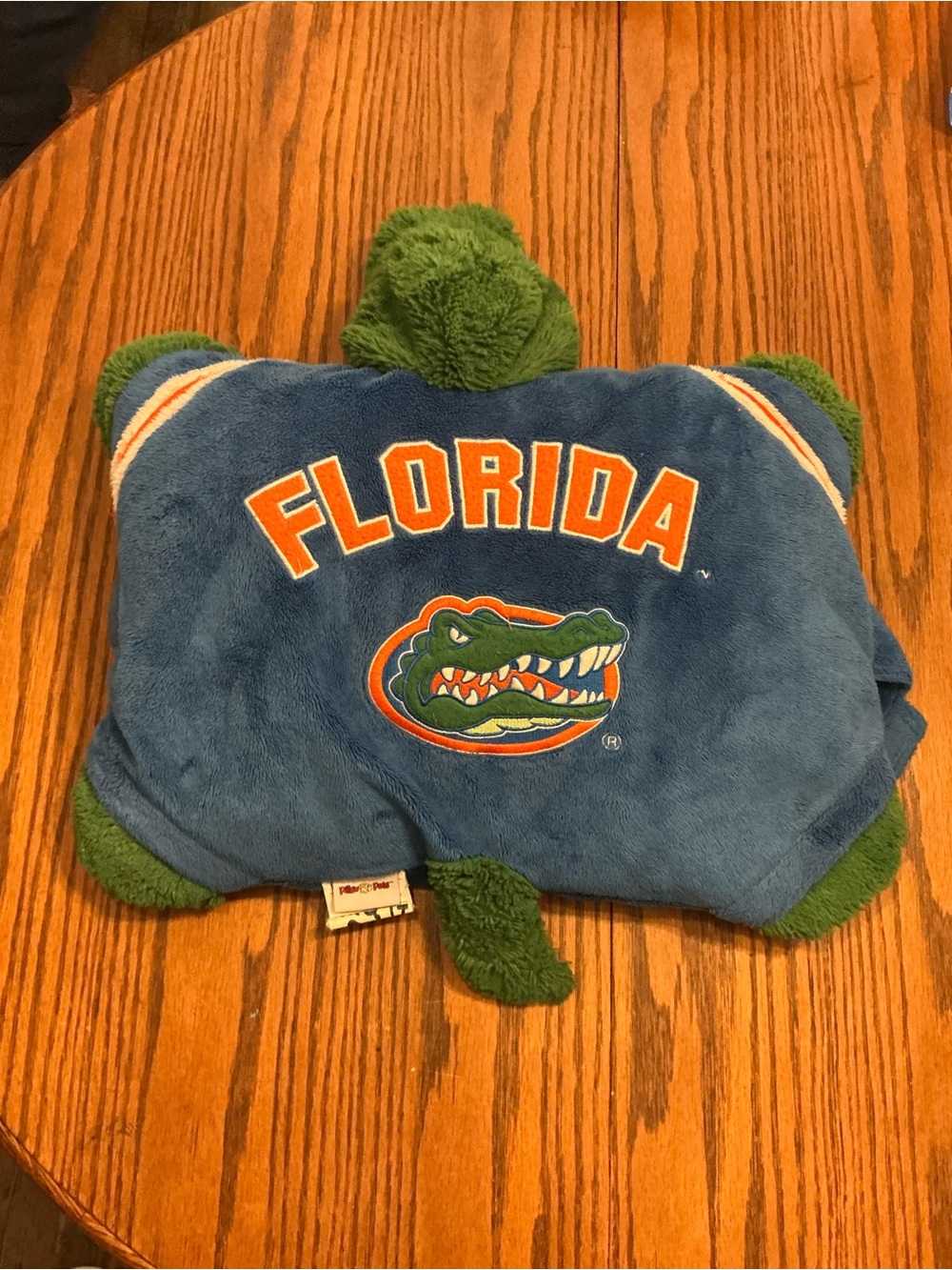Florida Gators Pillow Pet Mascot Albert Plush Stuffed Animal Dorm Room Bed Clean